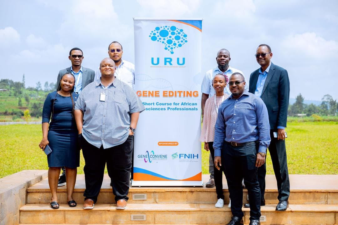 Gene Editing short course team in Kigali, Rwanda